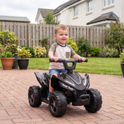 6V Kids ATV, 4 Wheels Kids Quad with Button Control, 45Mins Runtime, Max 1.2MPH, Max 55lbs Load for 18-48 M-Toys & Games > Baby & Toddler Toys > Electric Ride-On Toys > Electric Toy Cars-DECOROLALA