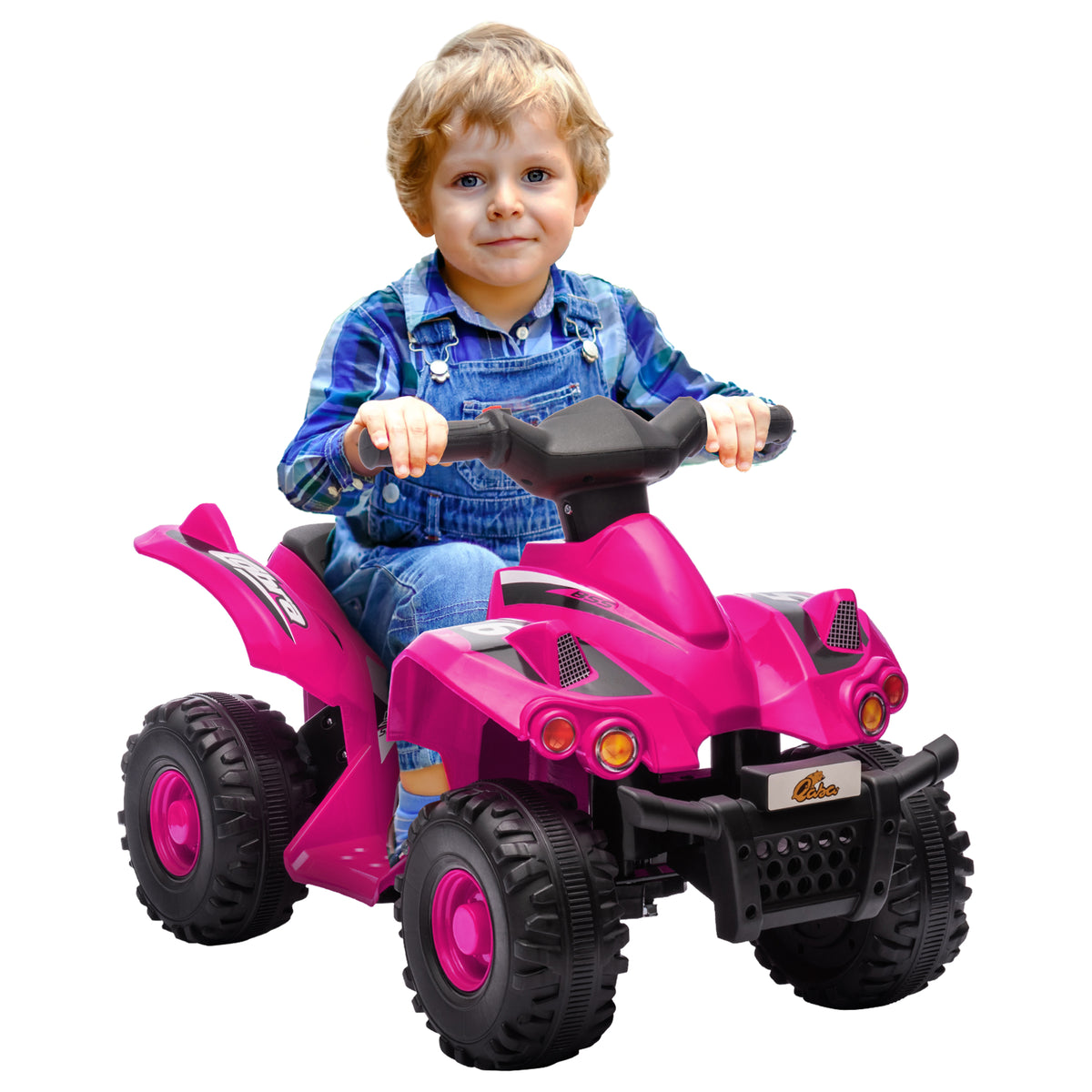 6V Kids ATV Quad w/ Music, Forward, for 2-6 Years, Pink-Toys & Games > Baby & Toddler Toys > Electric Ride-On Toys > Electric Toy Cars-DECOROLALA