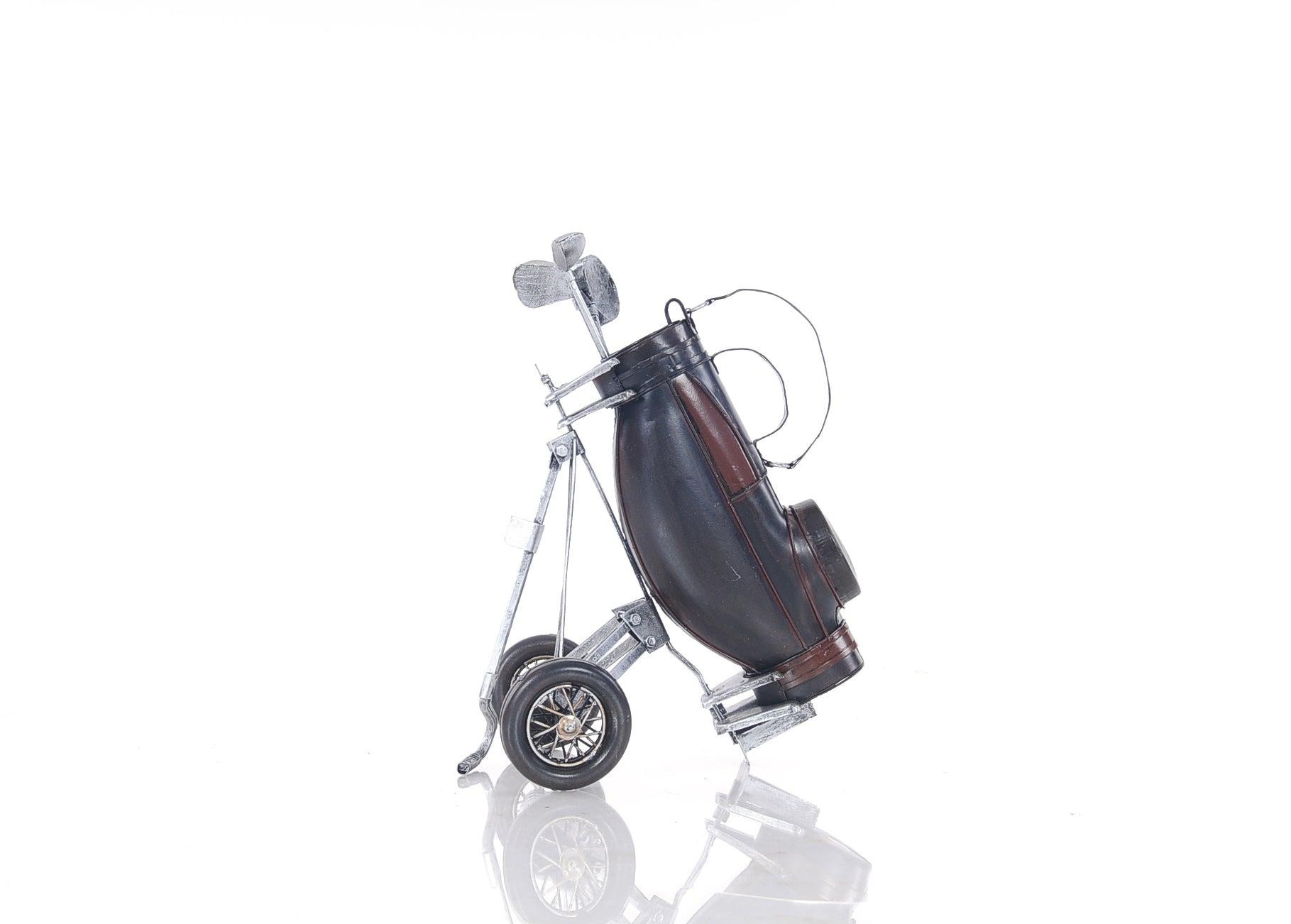 6.5" X 8" X 10" Black Golf Bag-Sculptures-DECOROLALA