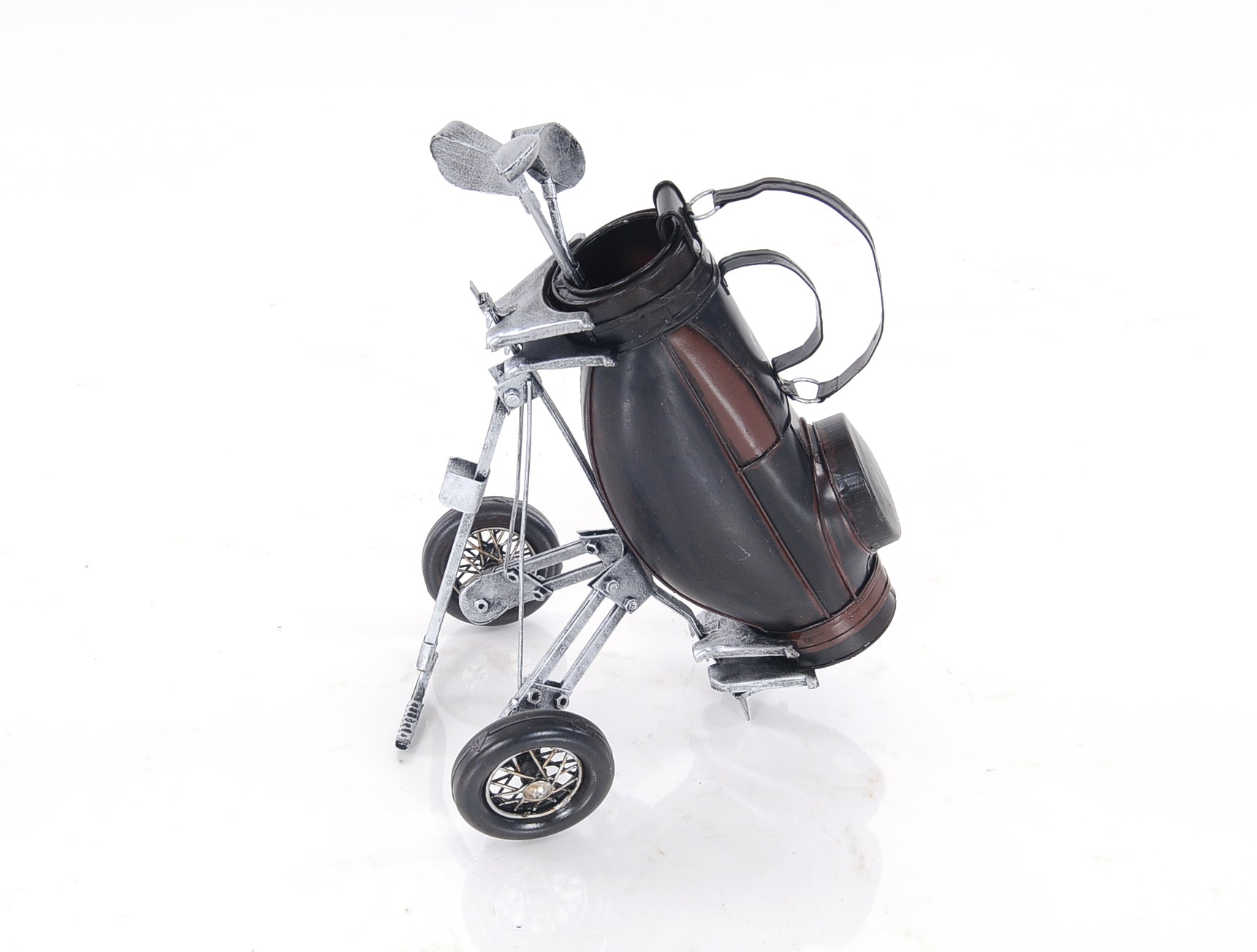 6.5" X 8" X 10" Black Golf Bag-Sculptures-DECOROLALA