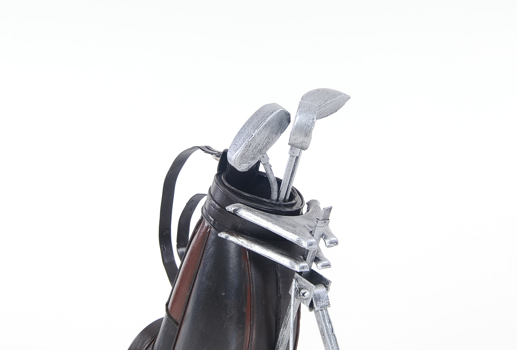 6.5" X 8" X 10" Black Golf Bag-Sculptures-DECOROLALA