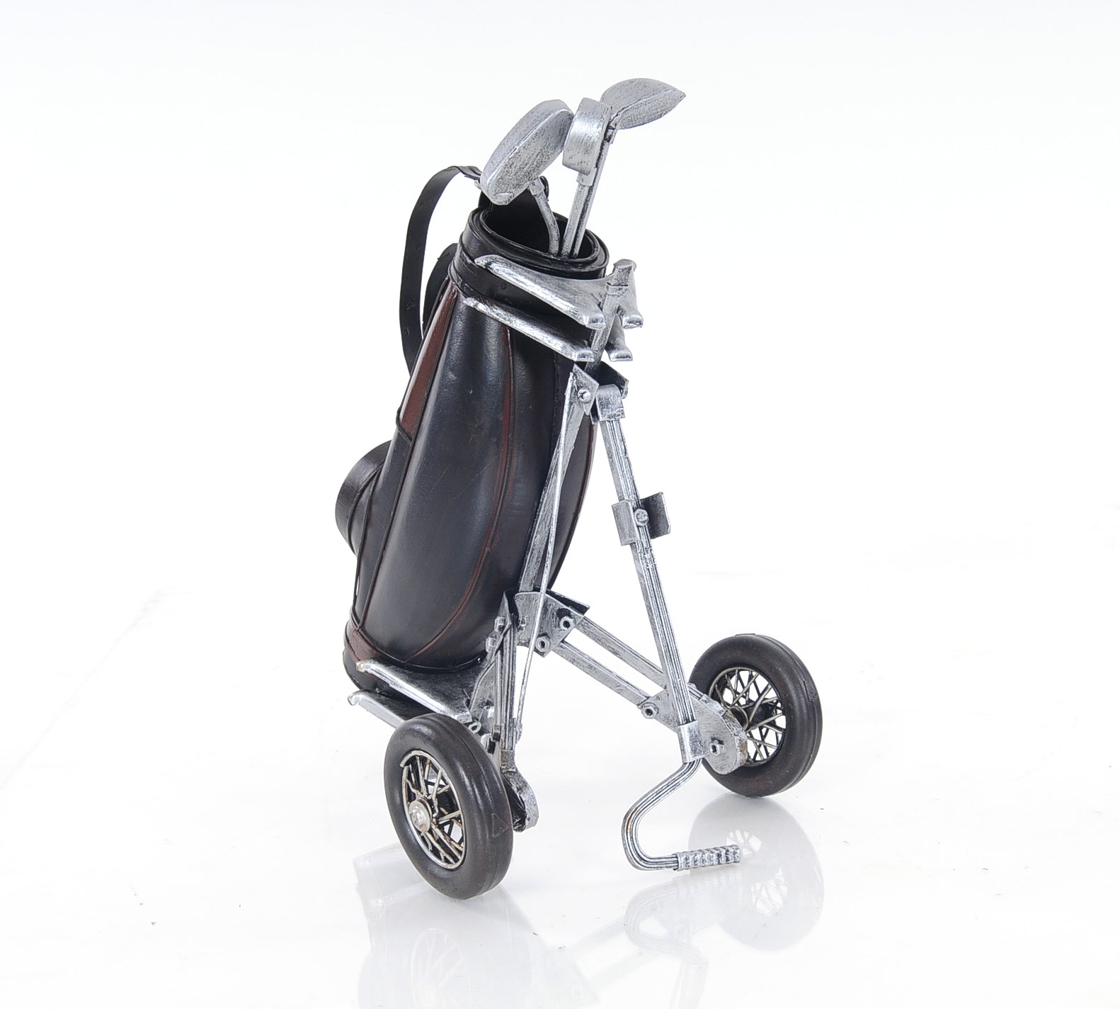 6.5" X 8" X 10" Black Golf Bag-Sculptures-DECOROLALA