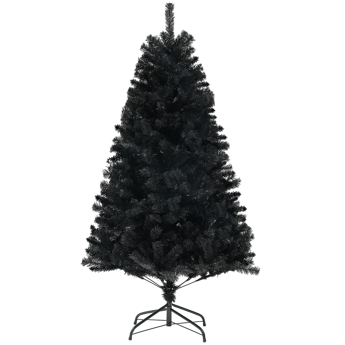 6ft Artificial Christmas Tree - Black 1000 Tips Steel Base-Home Furnishings > Holiday & Seasonal > Christmas Trees > Artificial Christmas Trees-DECOROLALA