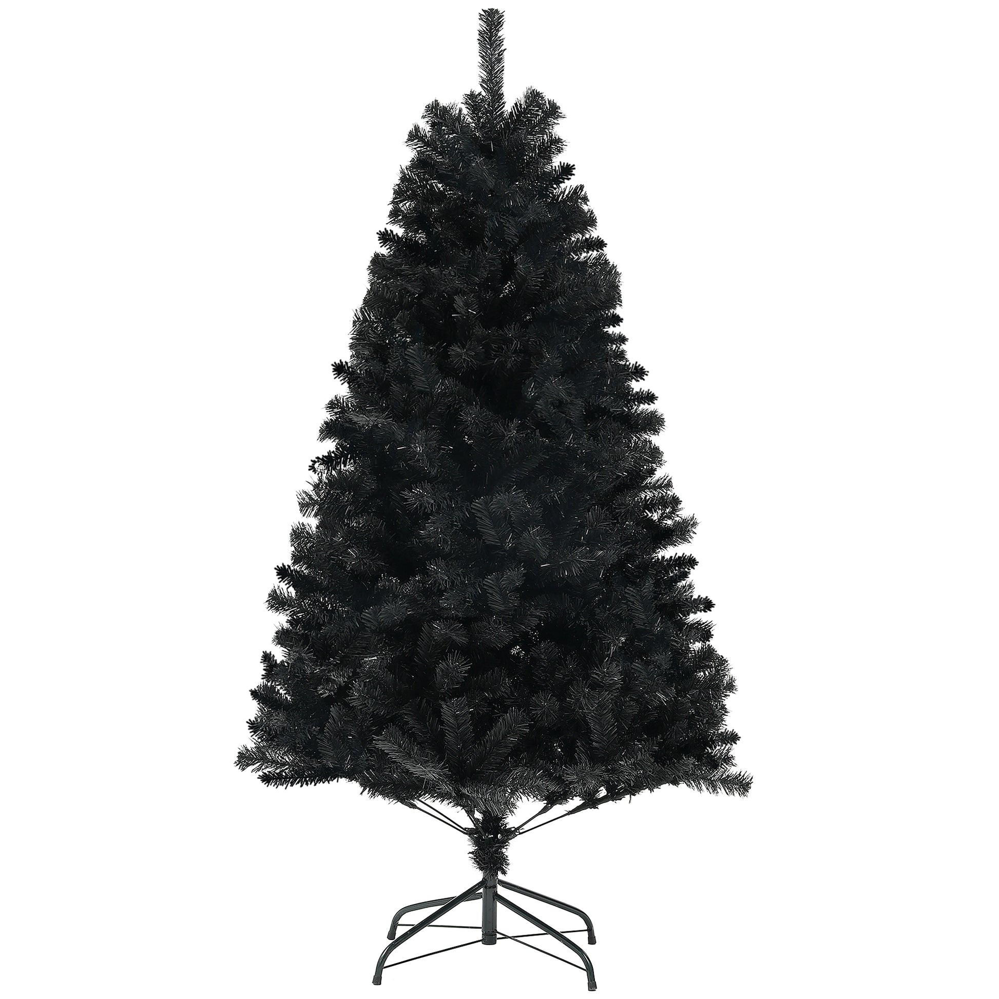 6ft Artificial Christmas Tree - Black 1000 Tips Steel Base-Home Furnishings > Holiday & Seasonal > Christmas Trees > Artificial Christmas Trees-DECOROLALA