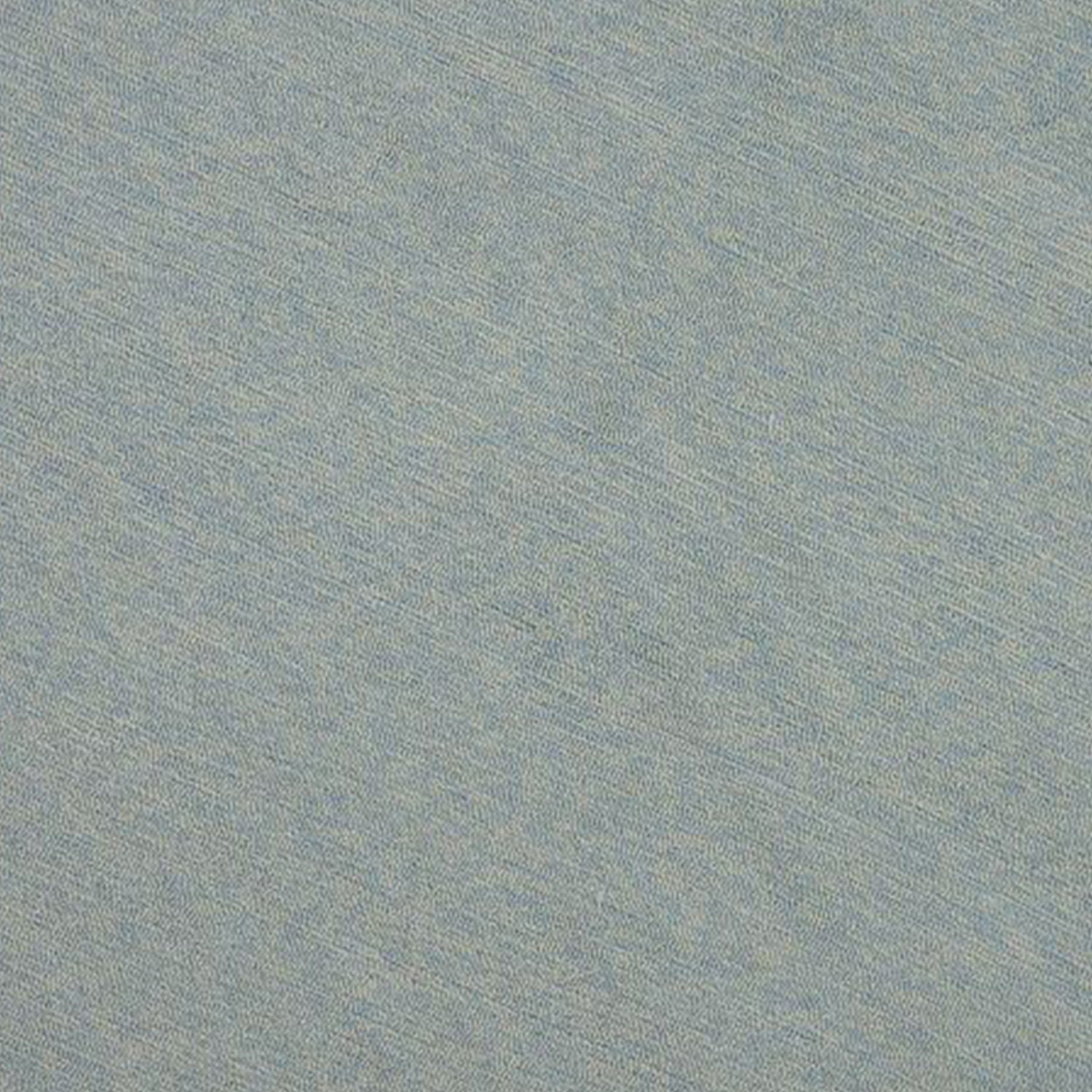 7' Sky Blue And Ivory Round Geometric Handmade Indoor Outdoor Area Rug-Outdoor Rugs-DECOROLALA