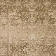 7' X 10' Beige And Tan Floral Medallion Area Rug-Area Rugs-DECOROLALA