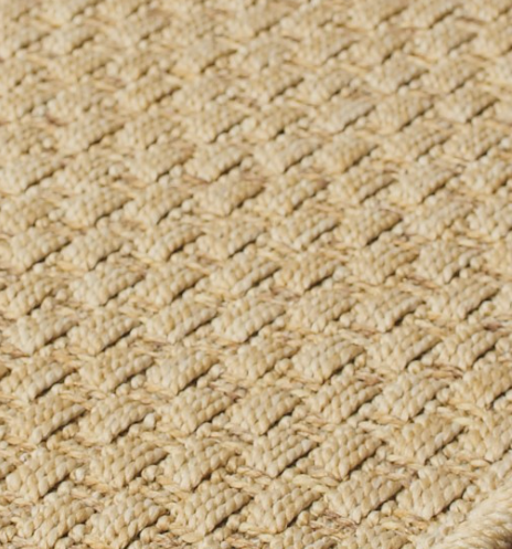 7' X 10' Beige Indoor Outdoor Area Rug-Outdoor Rugs-DECOROLALA