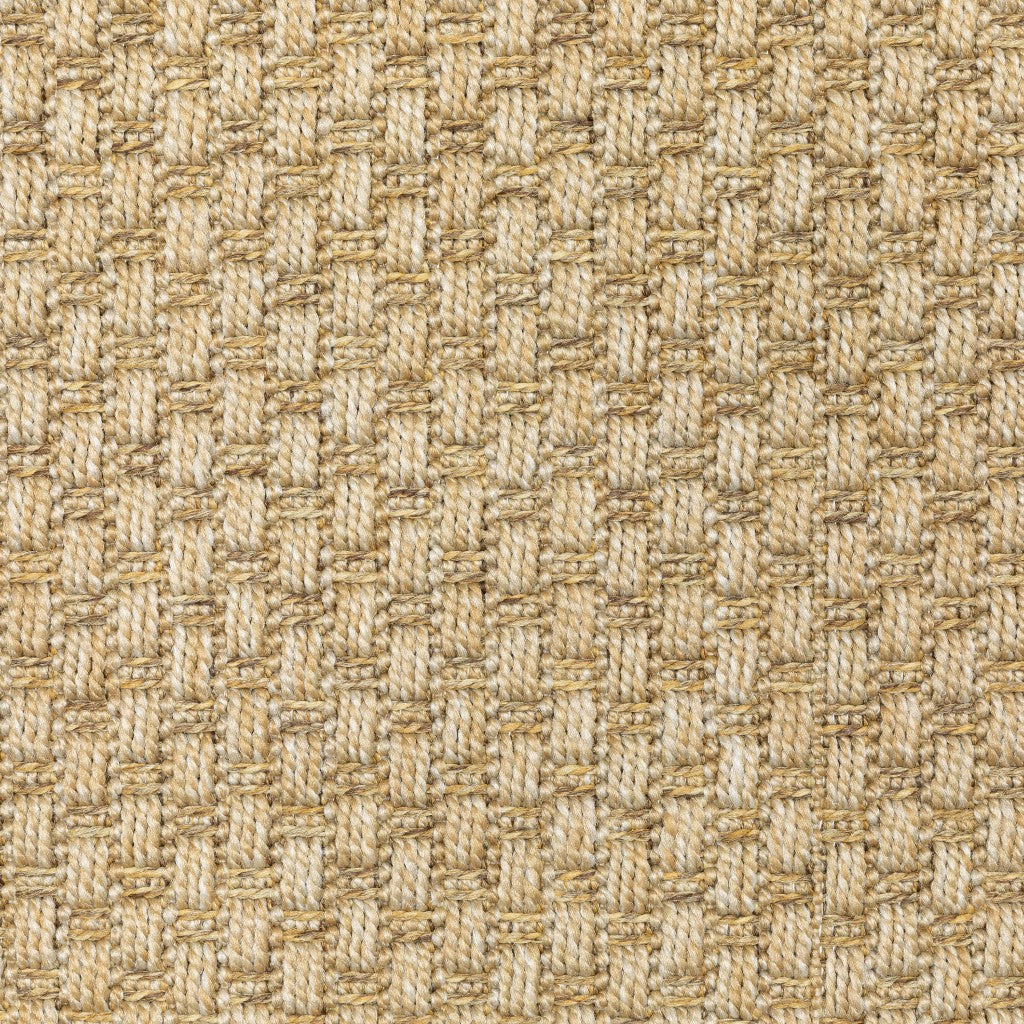 7' X 10' Beige Indoor Outdoor Area Rug-Outdoor Rugs-DECOROLALA