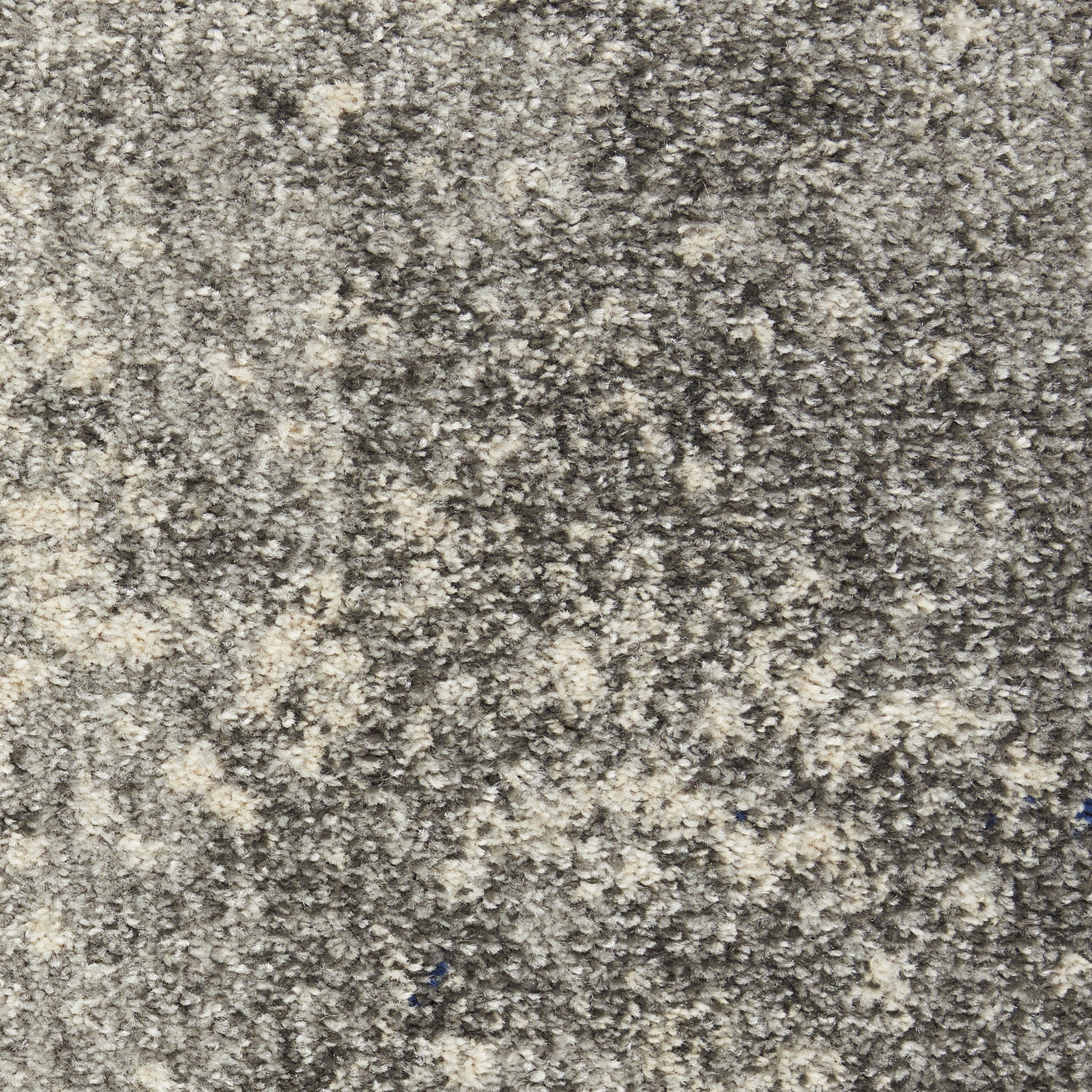 7' X 10' Gray And Ivory Abstract Area Rug-Area Rugs-DECOROLALA