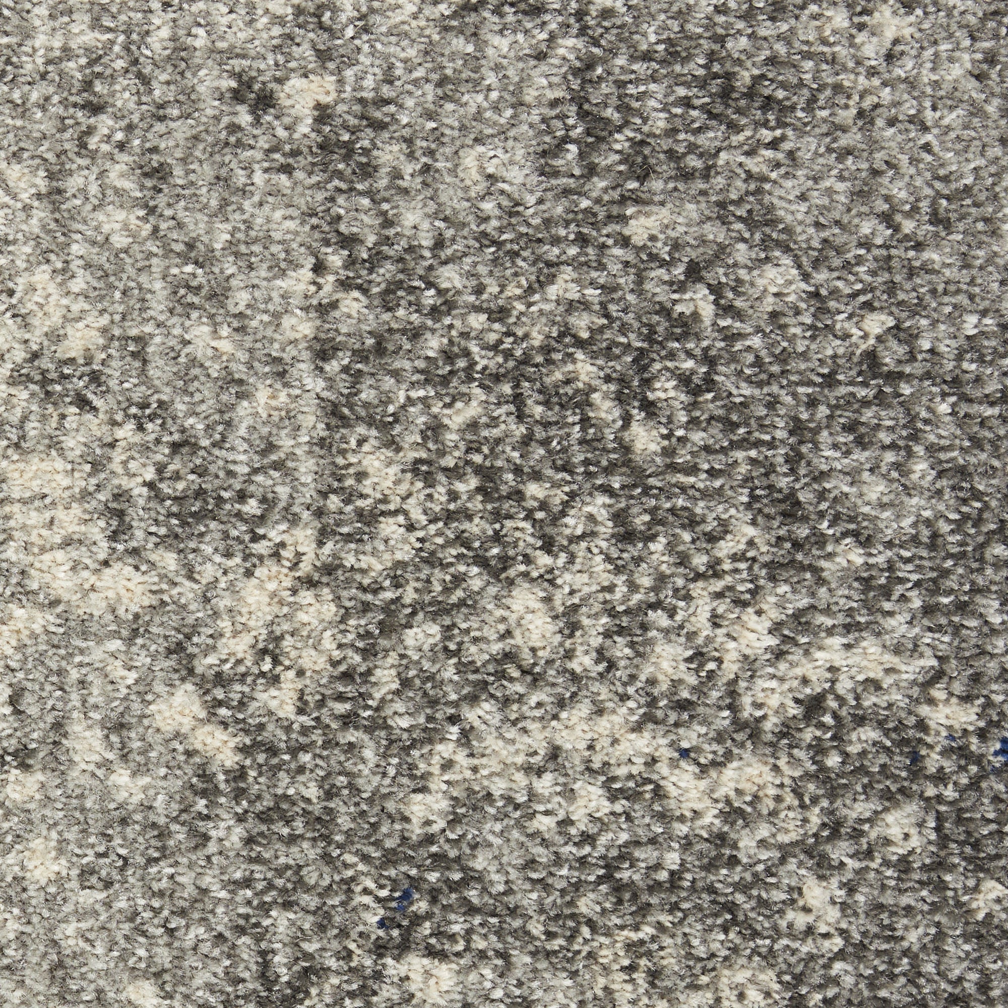 7' X 10' Gray And Ivory Abstract Area Rug-Area Rugs-DECOROLALA