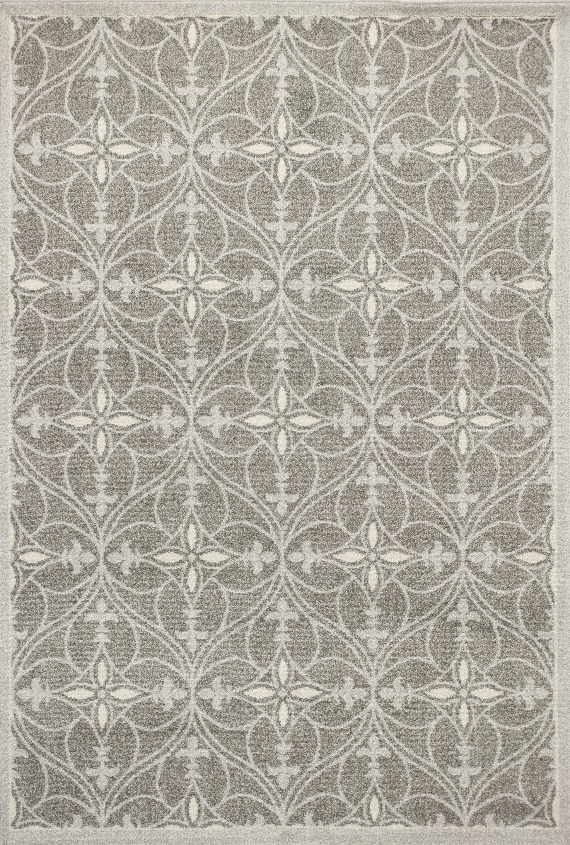 7' X 10' Gray Moroccan Indoor Outdoor Area Rug-Outdoor Rugs-DECOROLALA