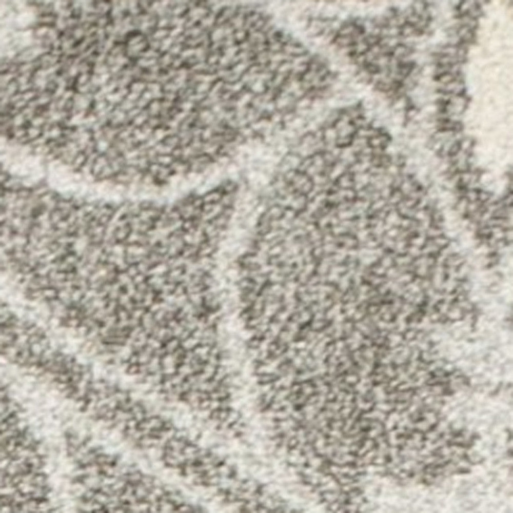 7' X 10' Gray Moroccan Indoor Outdoor Area Rug-Outdoor Rugs-DECOROLALA