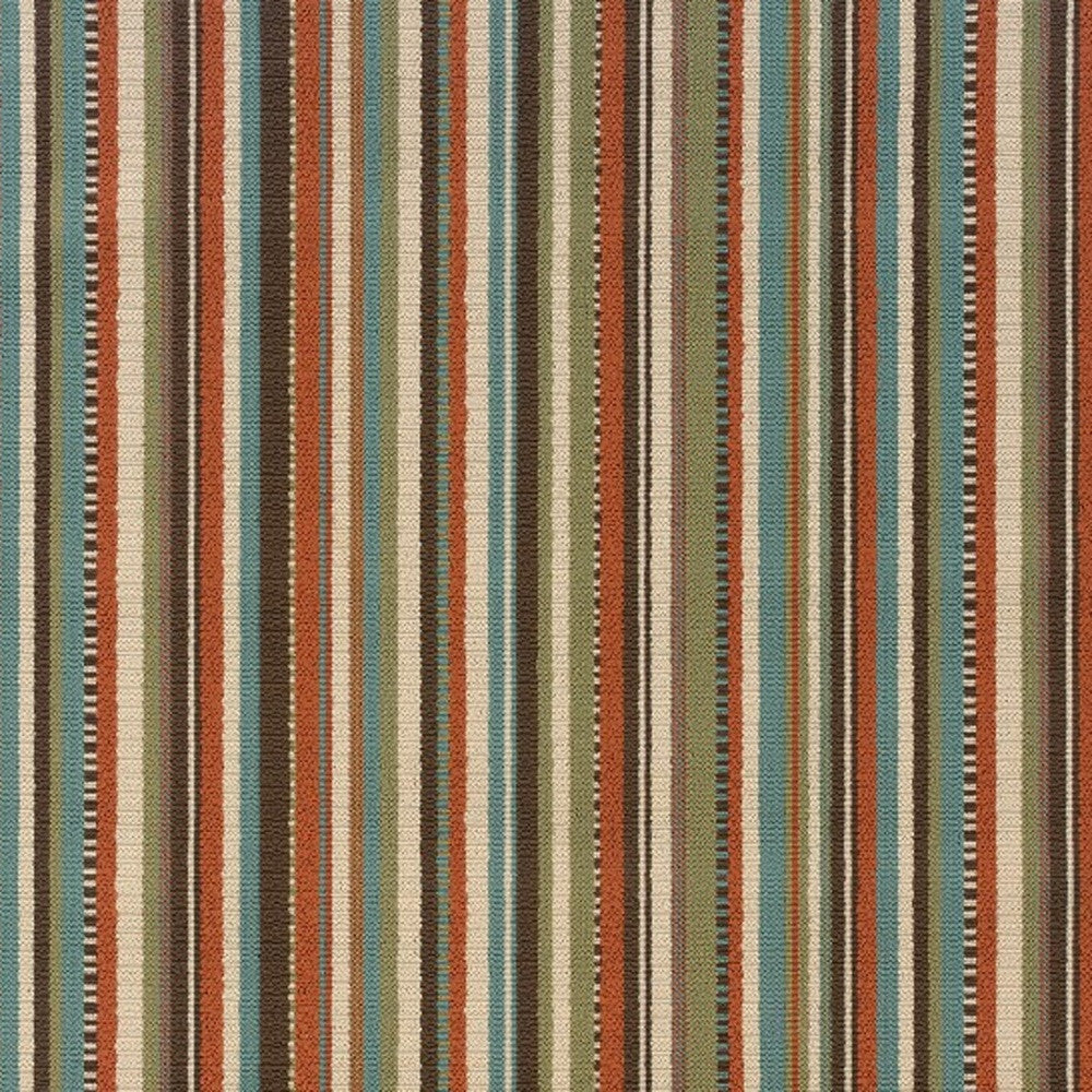 7' X 10' Green Indoor Outdoor Area Rug-Outdoor Rugs-DECOROLALA