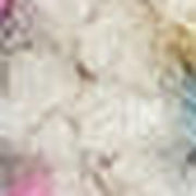 7' X 10' Ivory And Blue Abstract Area Rug-Area Rugs-DECOROLALA