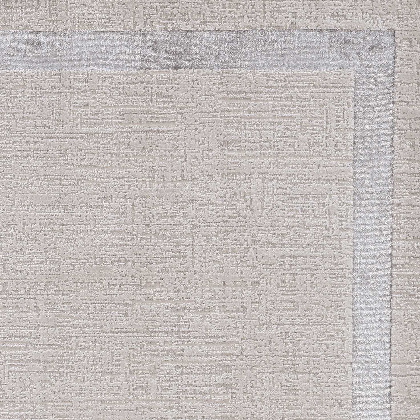 7' X 10' Ivory And Silver Abstract Area Rug-Area Rugs-DECOROLALA