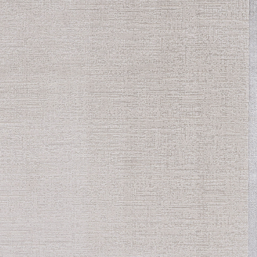 7' X 10' Ivory And Silver Abstract Area Rug-Area Rugs-DECOROLALA
