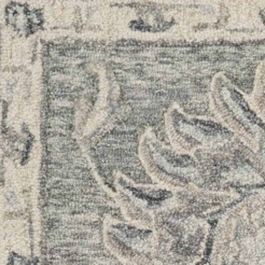 7' X 9' Gray Wool Hand Tufted Area Rug-Area Rugs-DECOROLALA
