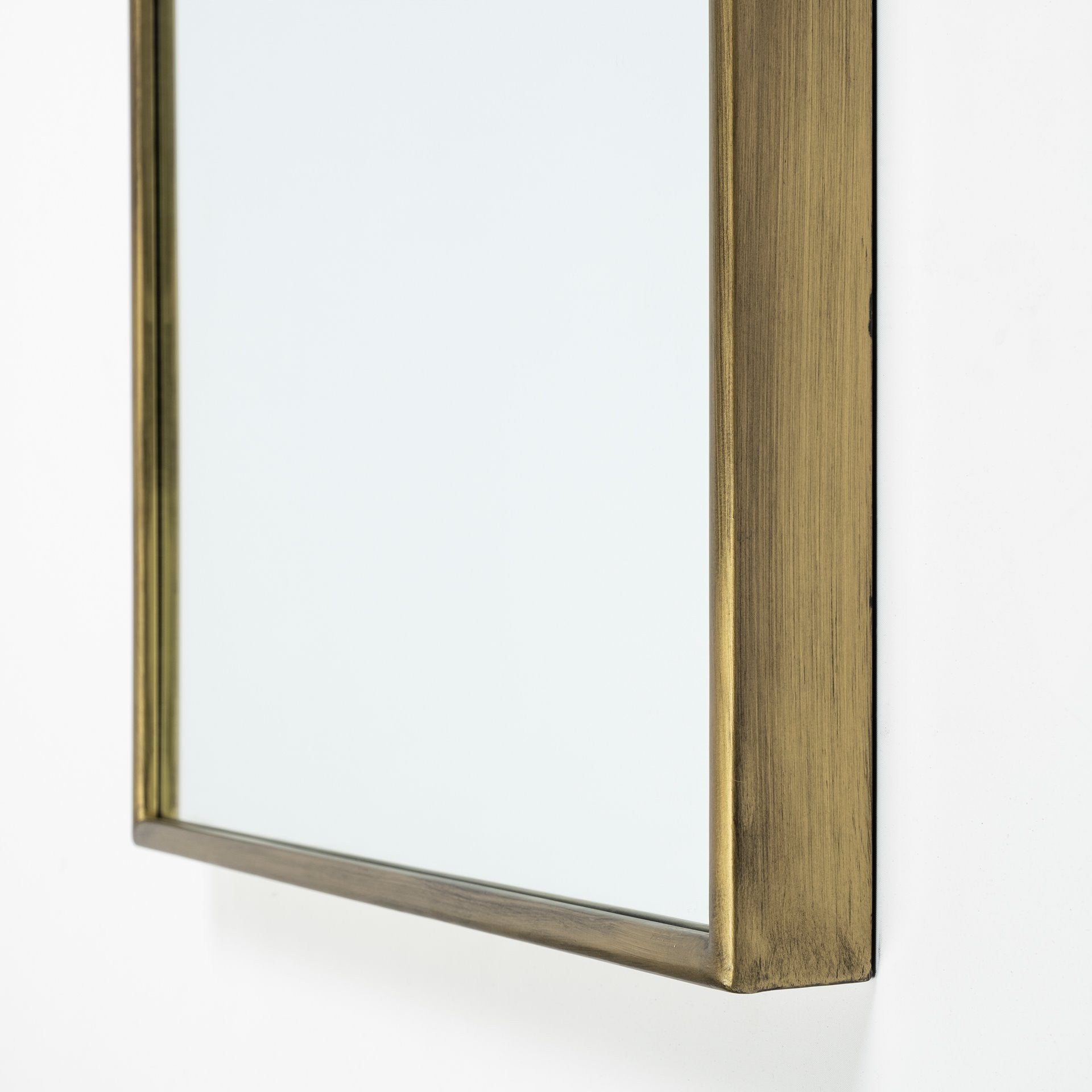 70" Gold Arch Metal Framed Accent Mirror-Mirrors-DECOROLALA