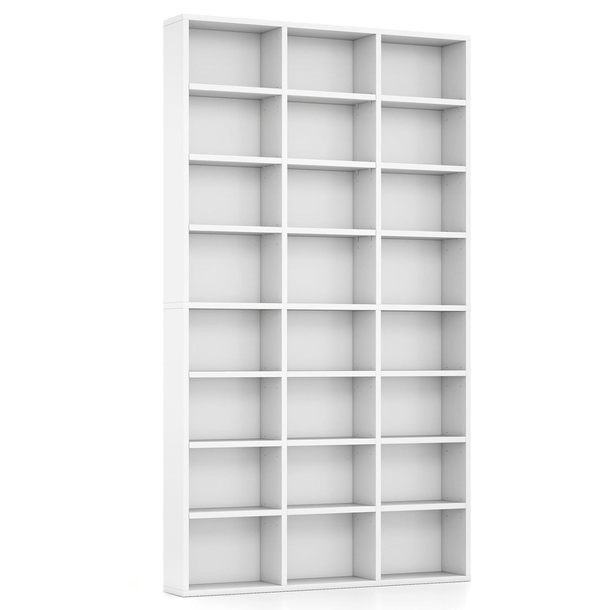 70 Inch Tall Bookshelf 24 Cube Storage Organizer with Adjustable Shelves-Bookcases-DECOROLALA