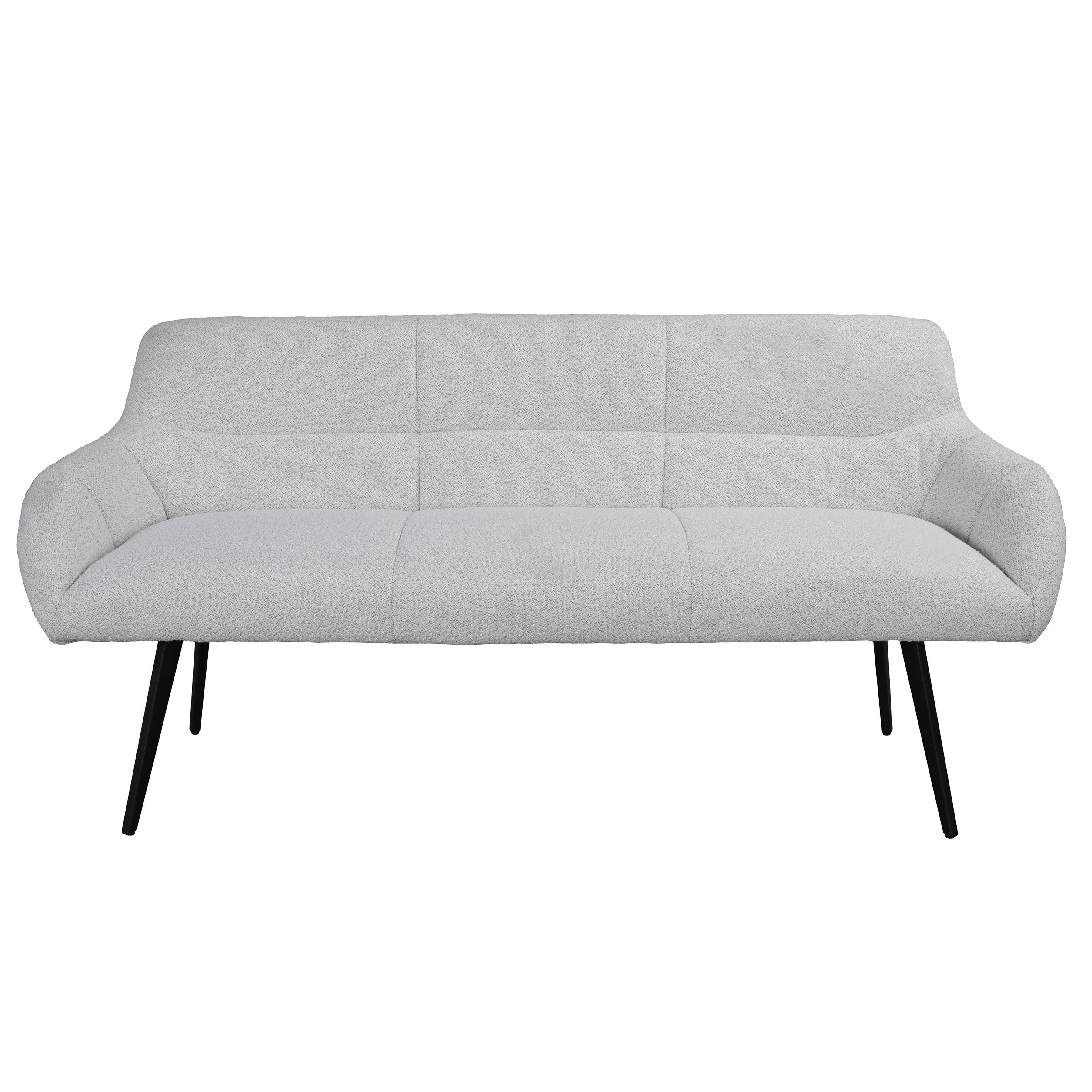 Ensemble de salle à manger extensible 6 pièces - Plateau en verre gris avec chaises pivotantes