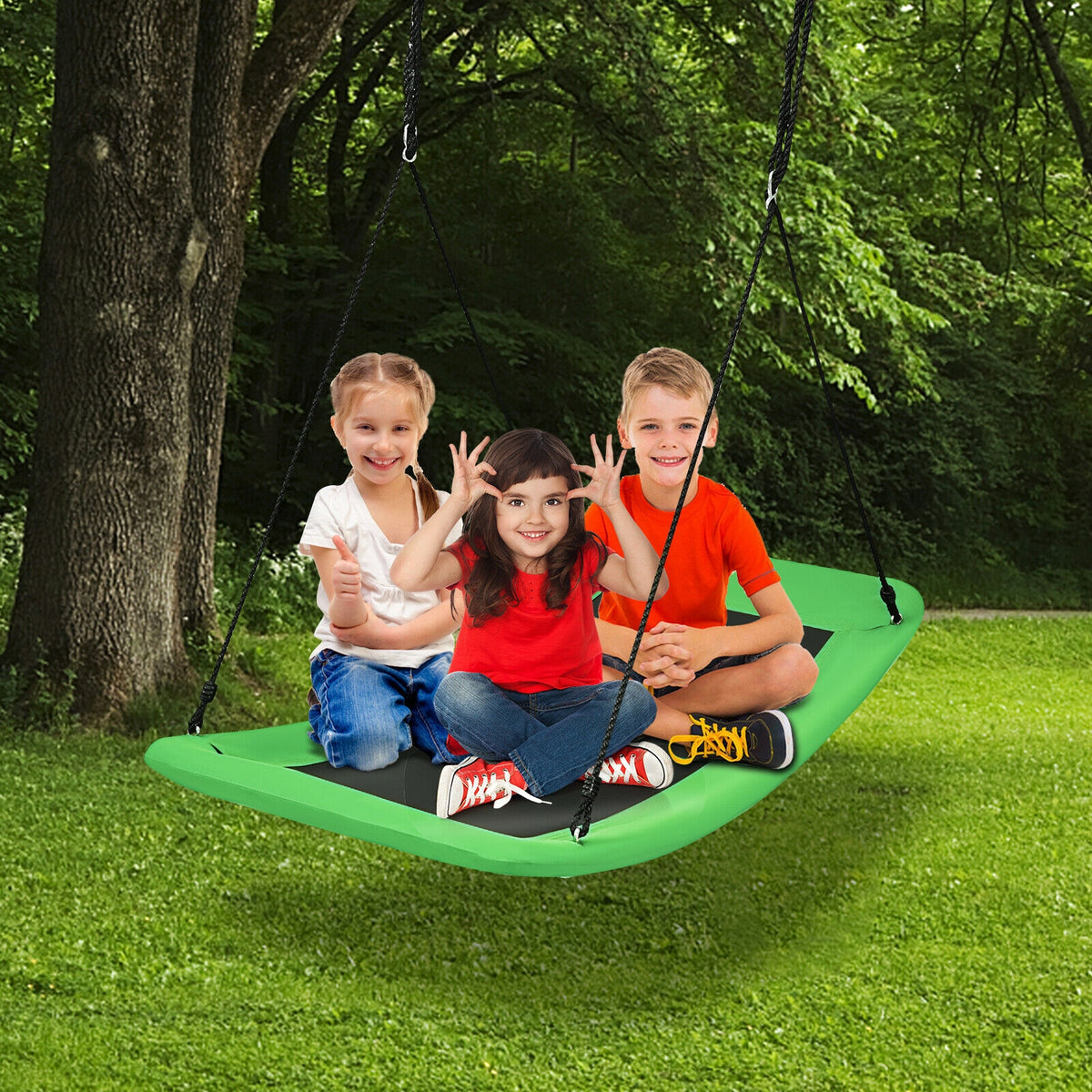 700lb Giant 60 Inch Platform Tree Swing for Kids and Adults