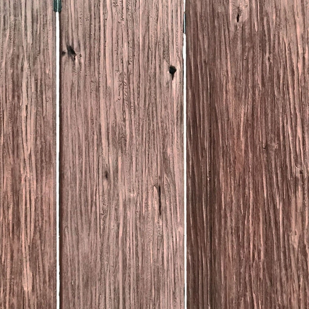 71" Brown Folding Three Panel Screen Room Divider-Room Dividers-DECOROLALA