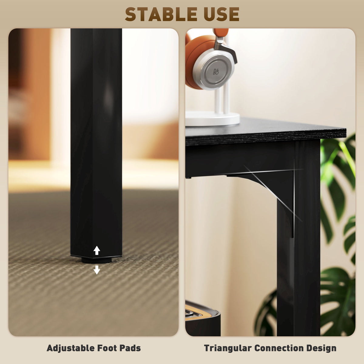 71" Computer Desk - Distressed Black Industrial Style-Office Products > Office Furniture > Office Desks & Work Stations > Computer Desks-DECOROLALA