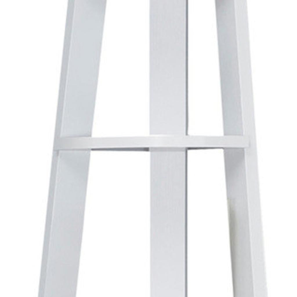 71" Espresso Wood Five Tier Corner Bookcase-Bookcases-DECOROLALA