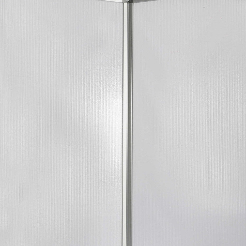 71" White Iron Folding Three Panel Screen Room Divider-Room Dividers-DECOROLALA