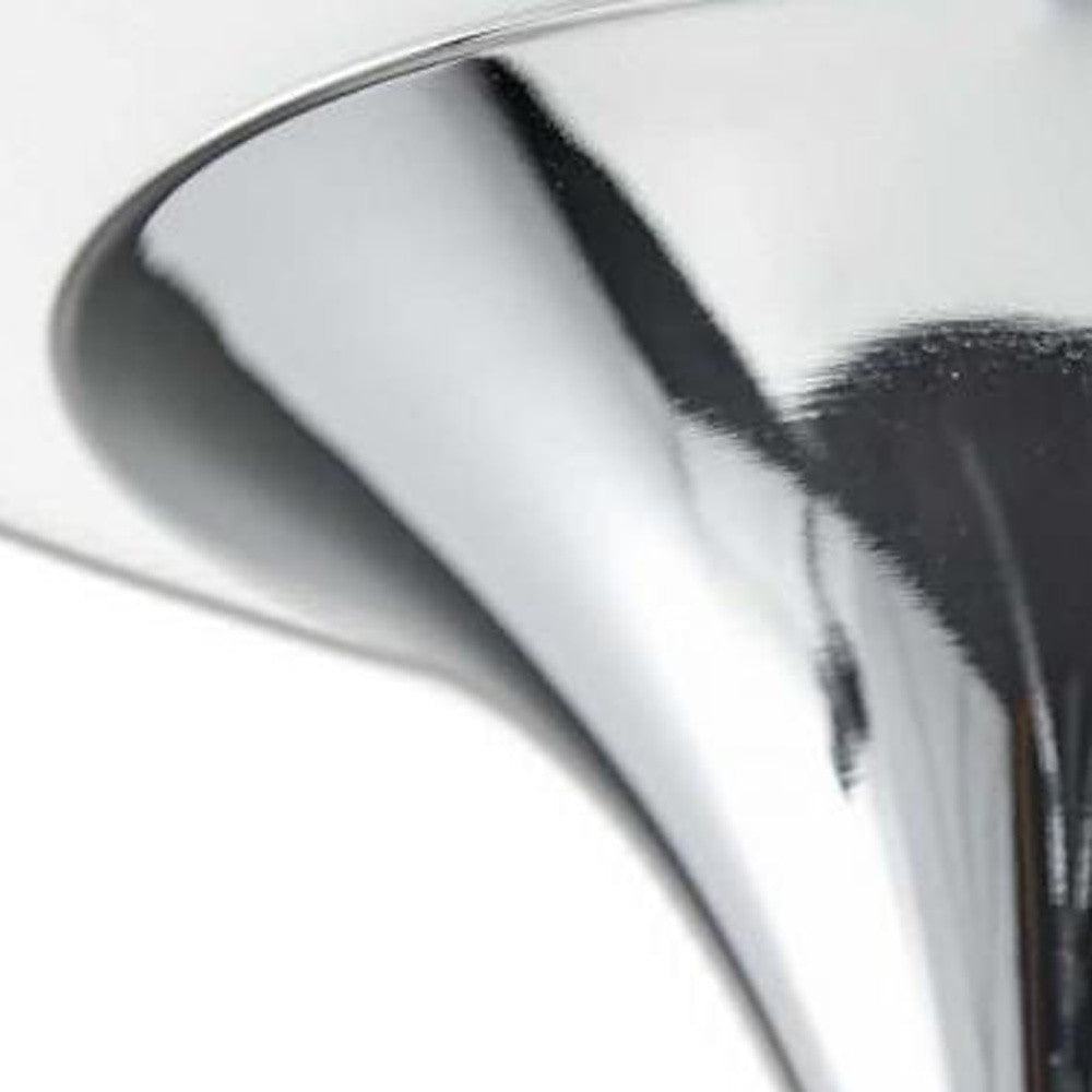 72" Black And White With White Glass Shade-Floor Lamps-DECOROLALA