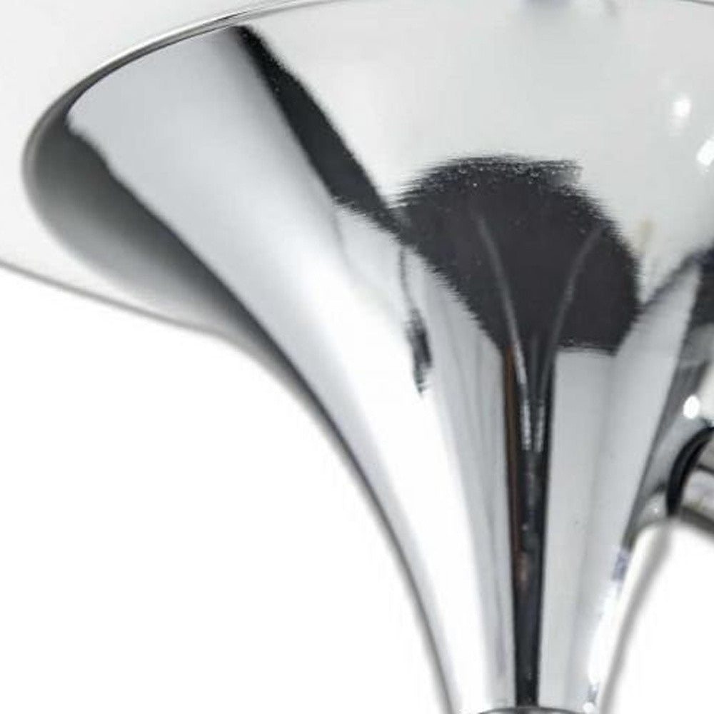 72" Black And White With White Glass Shade-Floor Lamps-DECOROLALA