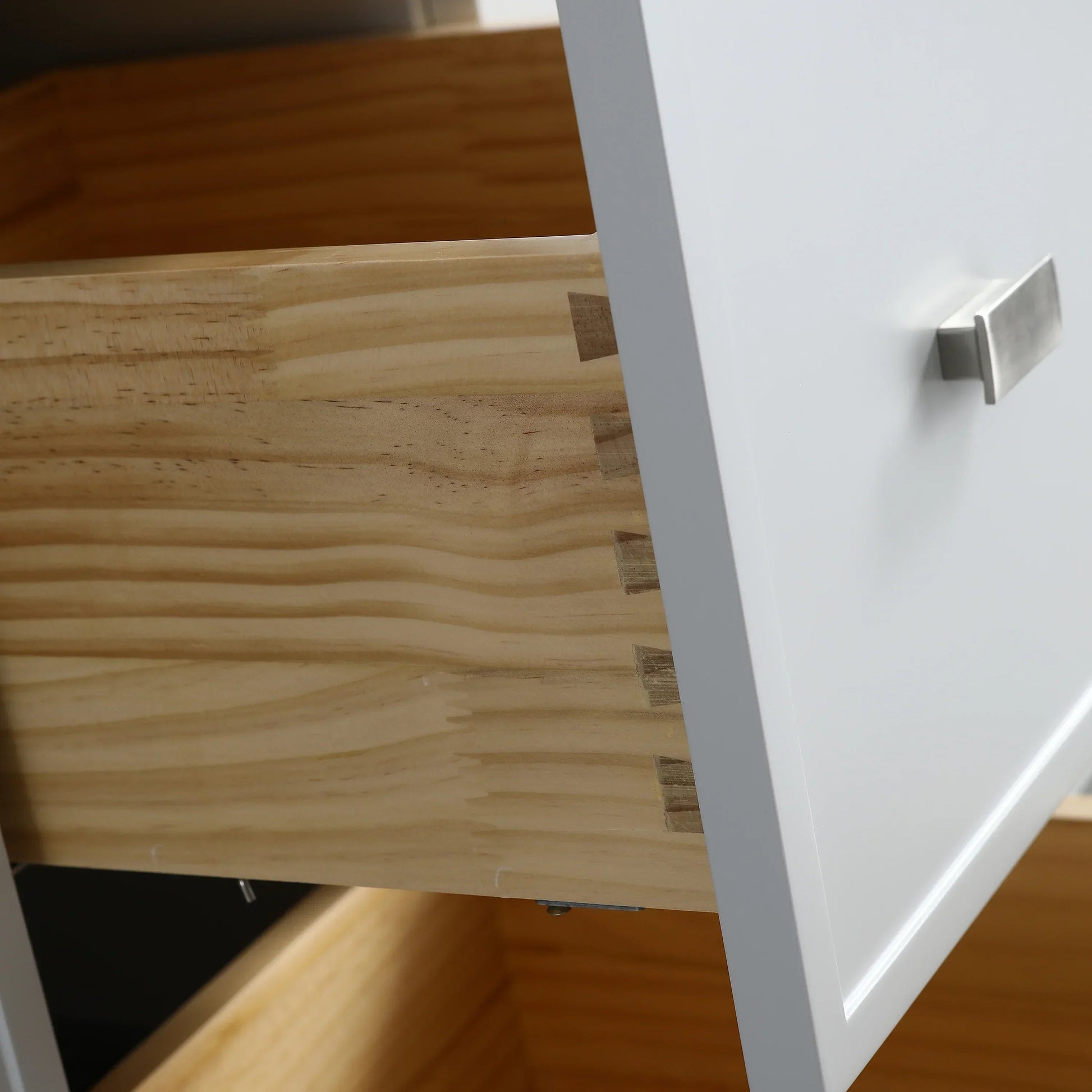 72" Hampton Grey Double Sink Freestanding Vanity with Engineered Calcutta Marble-Migration_Bathroom Vanities-DECOROLALA