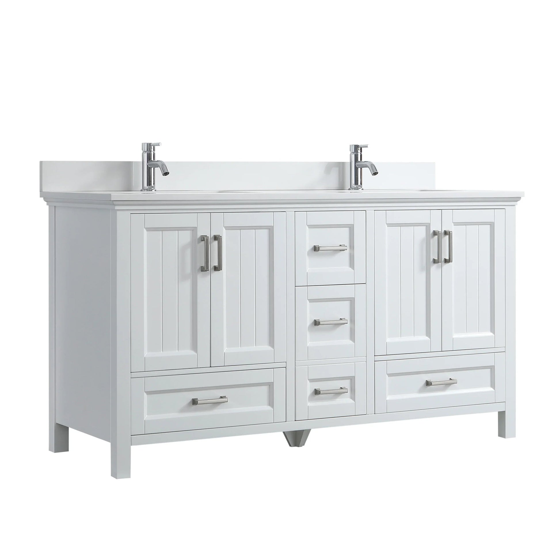 72" White Freestanding Double Sink Bathroom Vanity with White Quartz Countertop-Migration_Bathroom Vanities-DECOROLALA