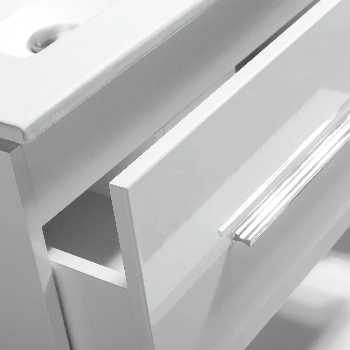 72" White Wall Mount Double Sink Bathroom Vanity with White Ceramic Countertop-Migration_Bathroom Vanities-DECOROLALA