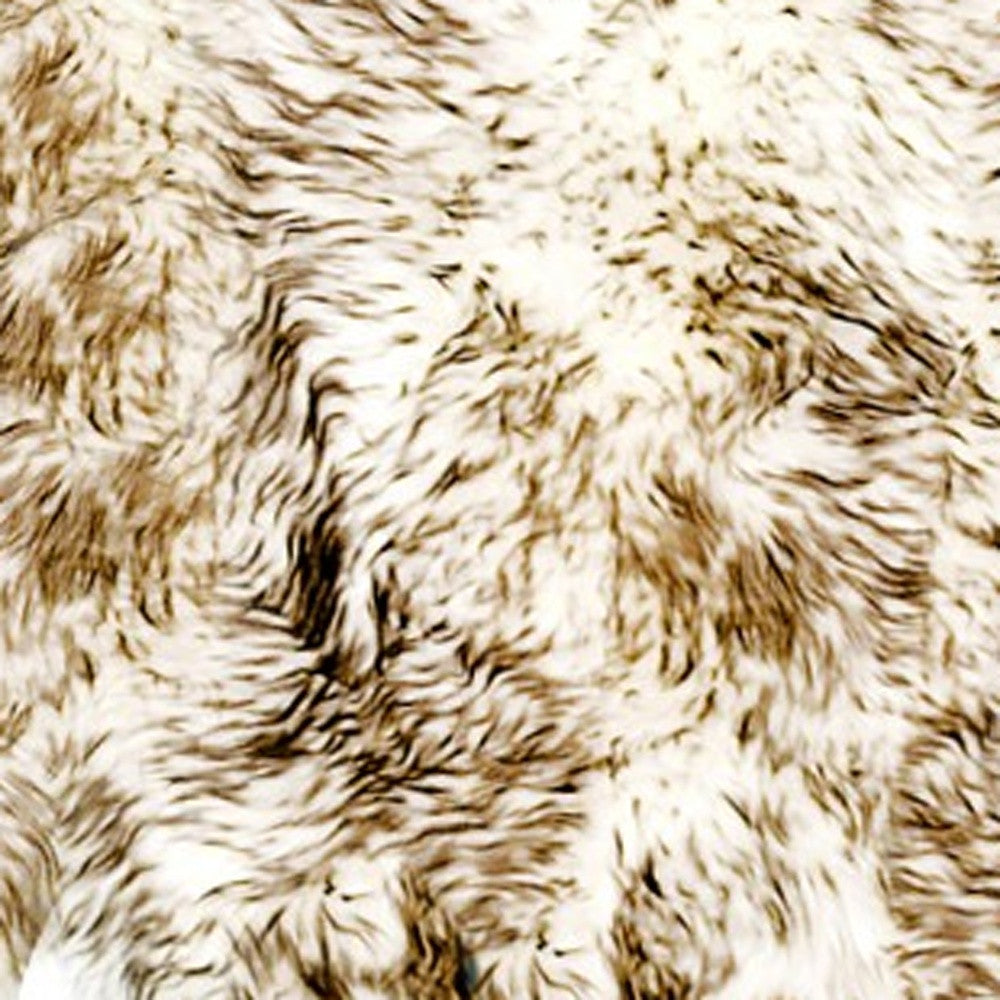 72" X 72" Gradient Chocolate Octo Sheepskin - Area Rug-Area Rugs-DECOROLALA