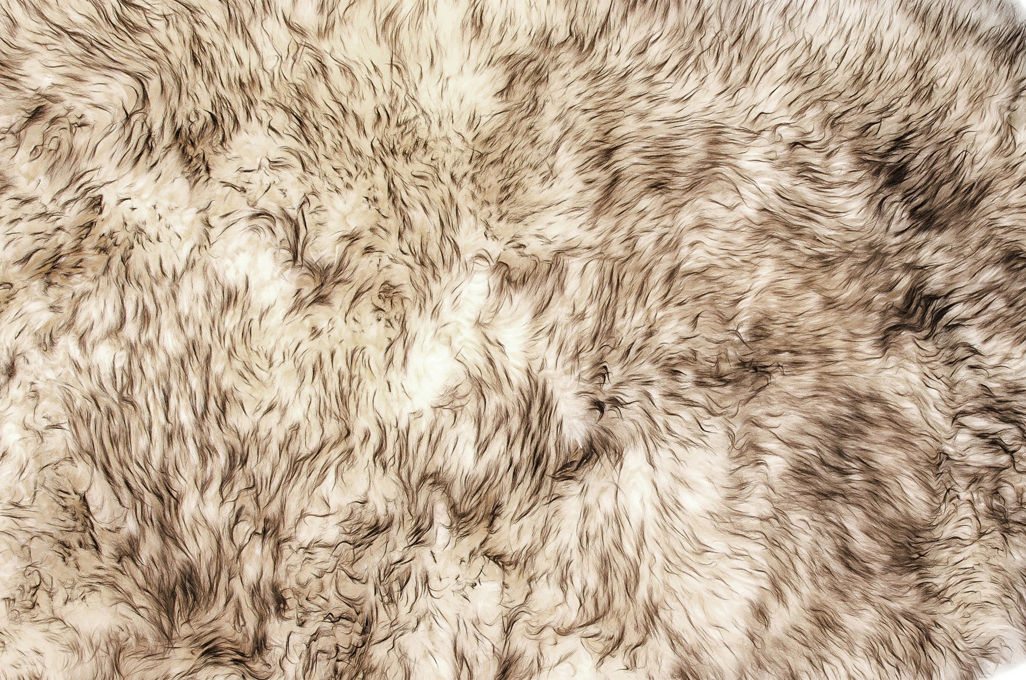 72" X 72" Gradient Chocolate Octo Sheepskin - Area Rug-Area Rugs-DECOROLALA