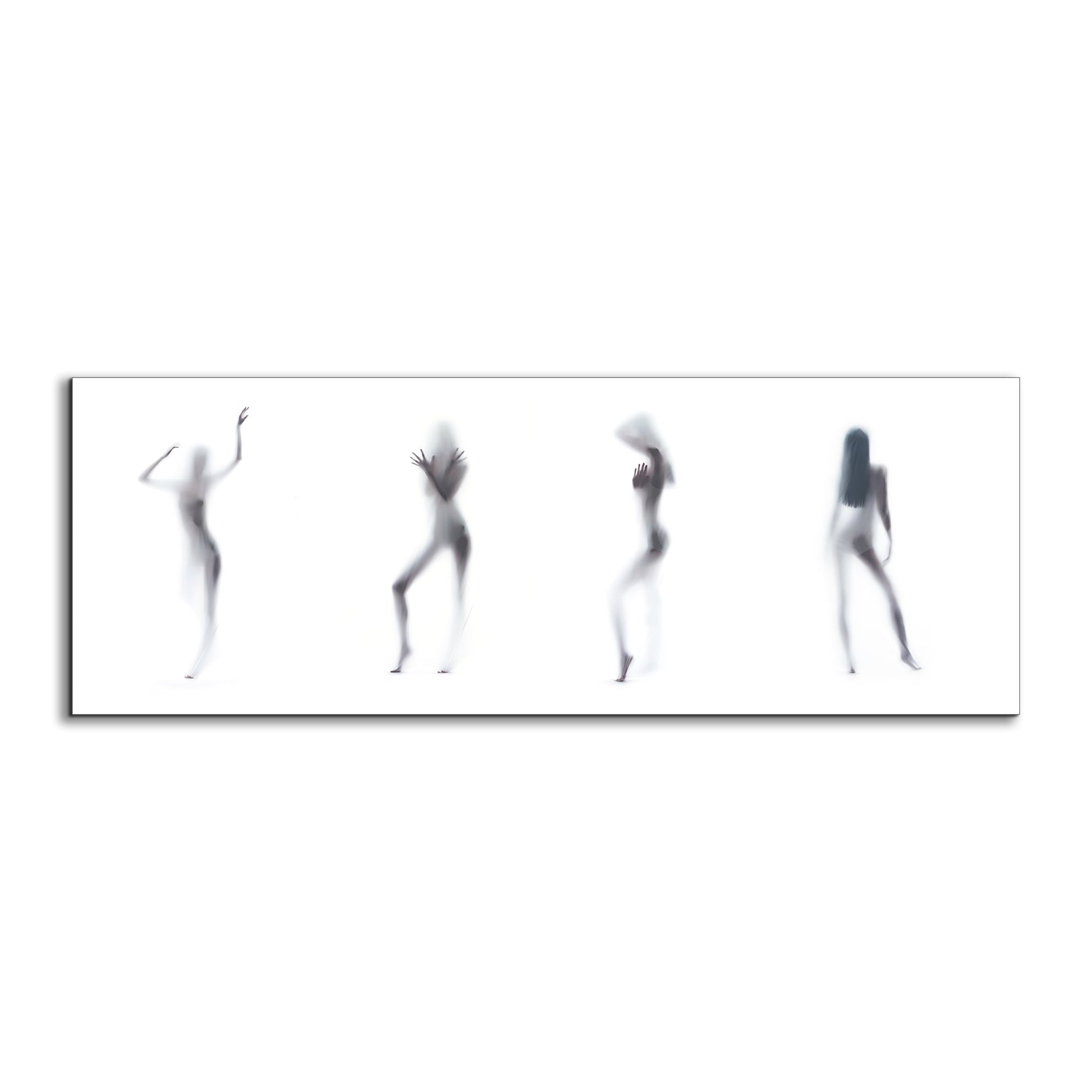 Silhouette of 4 Women-Canvas Printed-Abstract Wall Art-Wall Decor-DECOROLALA