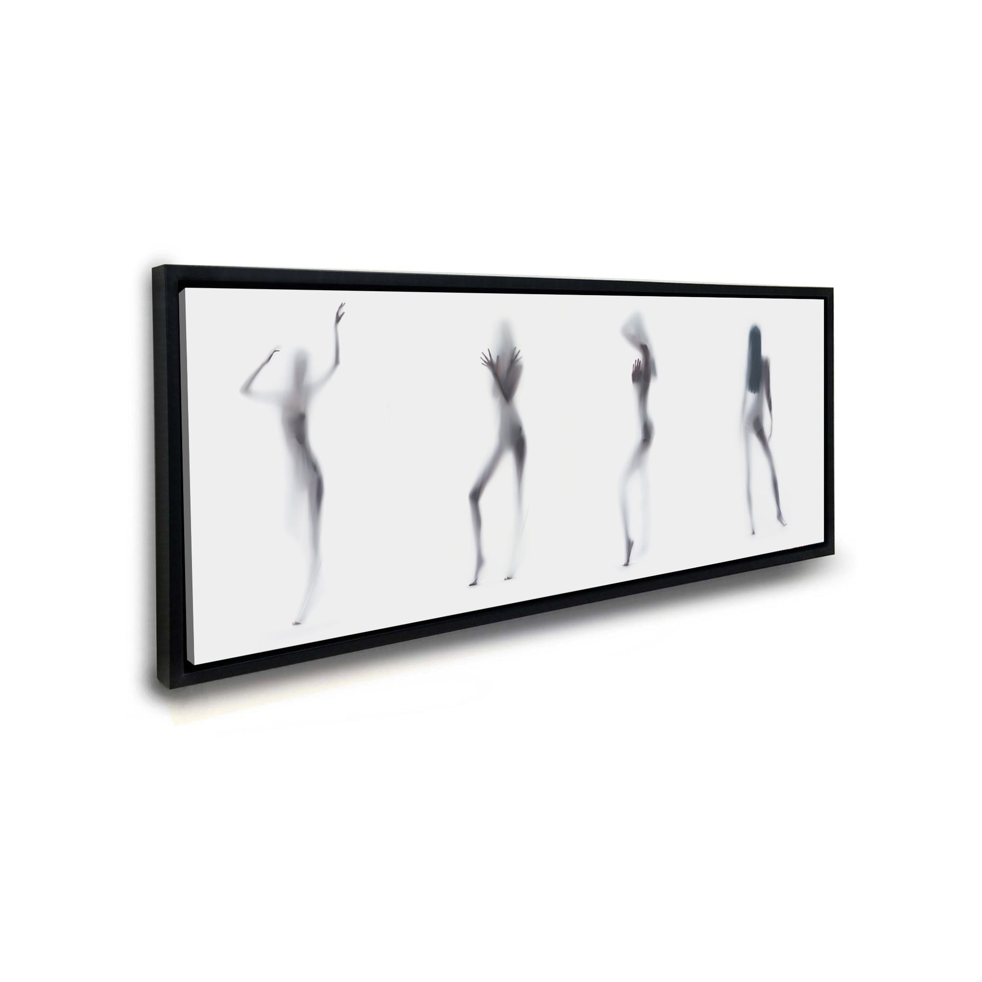 Silhouette of 4 Women-Canvas Printed-Abstract Wall Art-Wall Decor-DECOROLALA