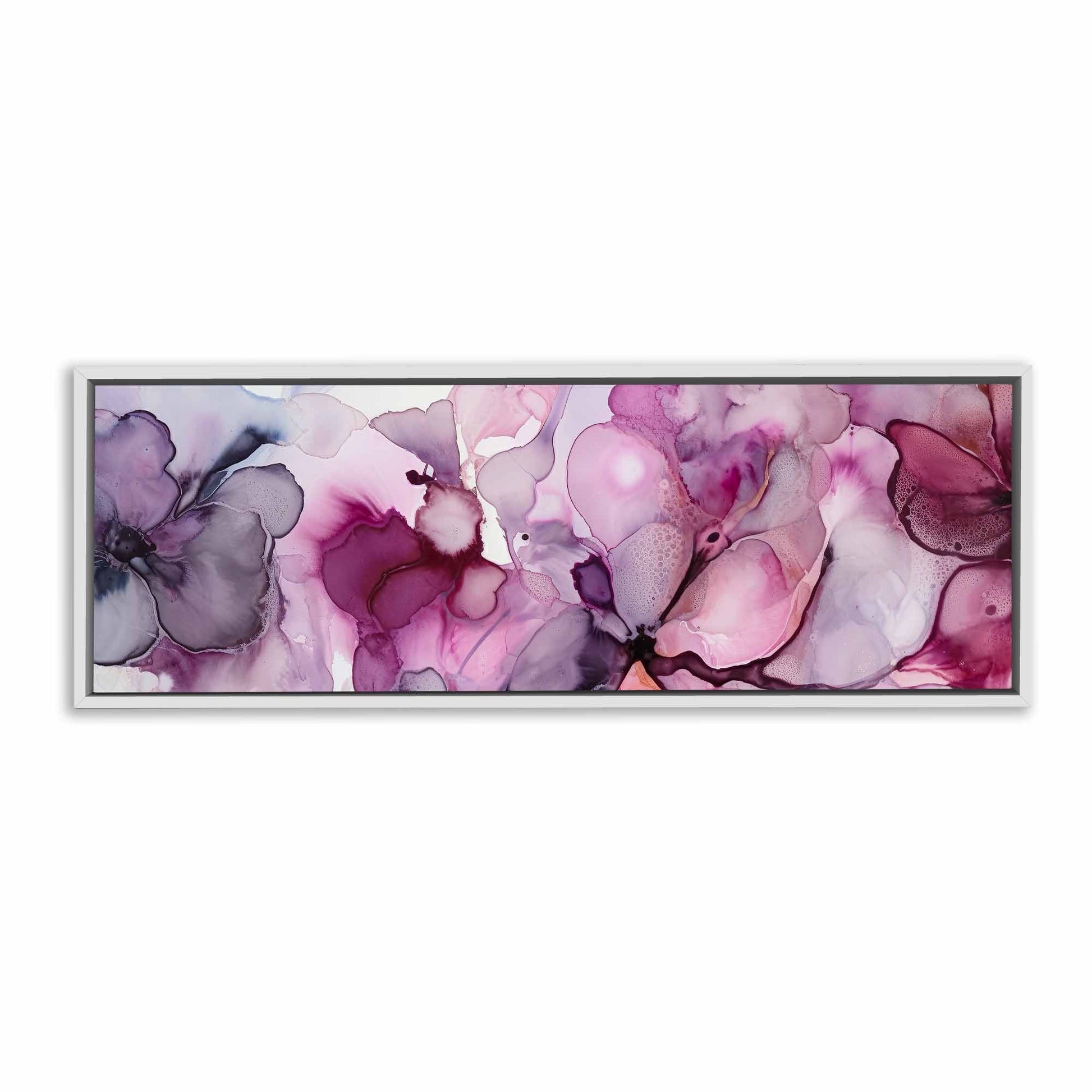 Watercolor Magenta 72" x 24" Fine Art Canvas-Posters, Prints, & Visual Artwork-DECOROLALA