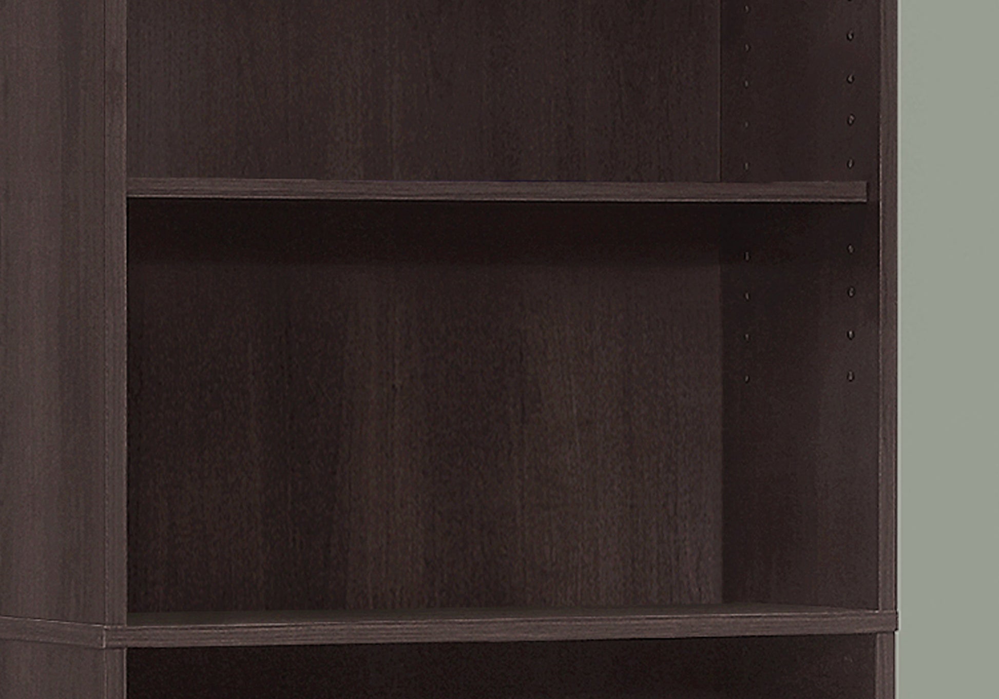 72"H 5-Shelf Bookcase, Espresso-Computer Desk-DECOROLALA