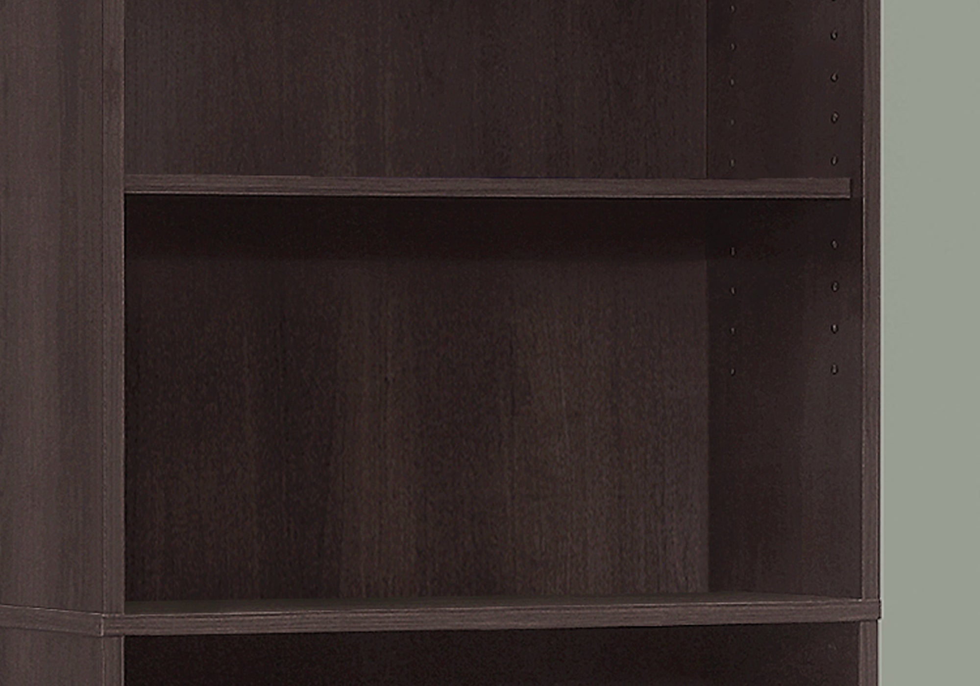 72"H 5-Shelf Bookcase, Espresso-Computer Desk-DECOROLALA
