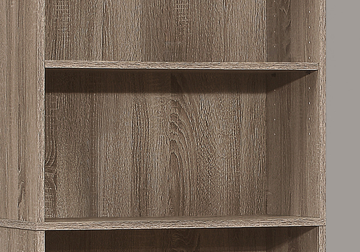 72"H 5-Shelf Bookcase, Espresso-Computer Desks-DECOROLALA