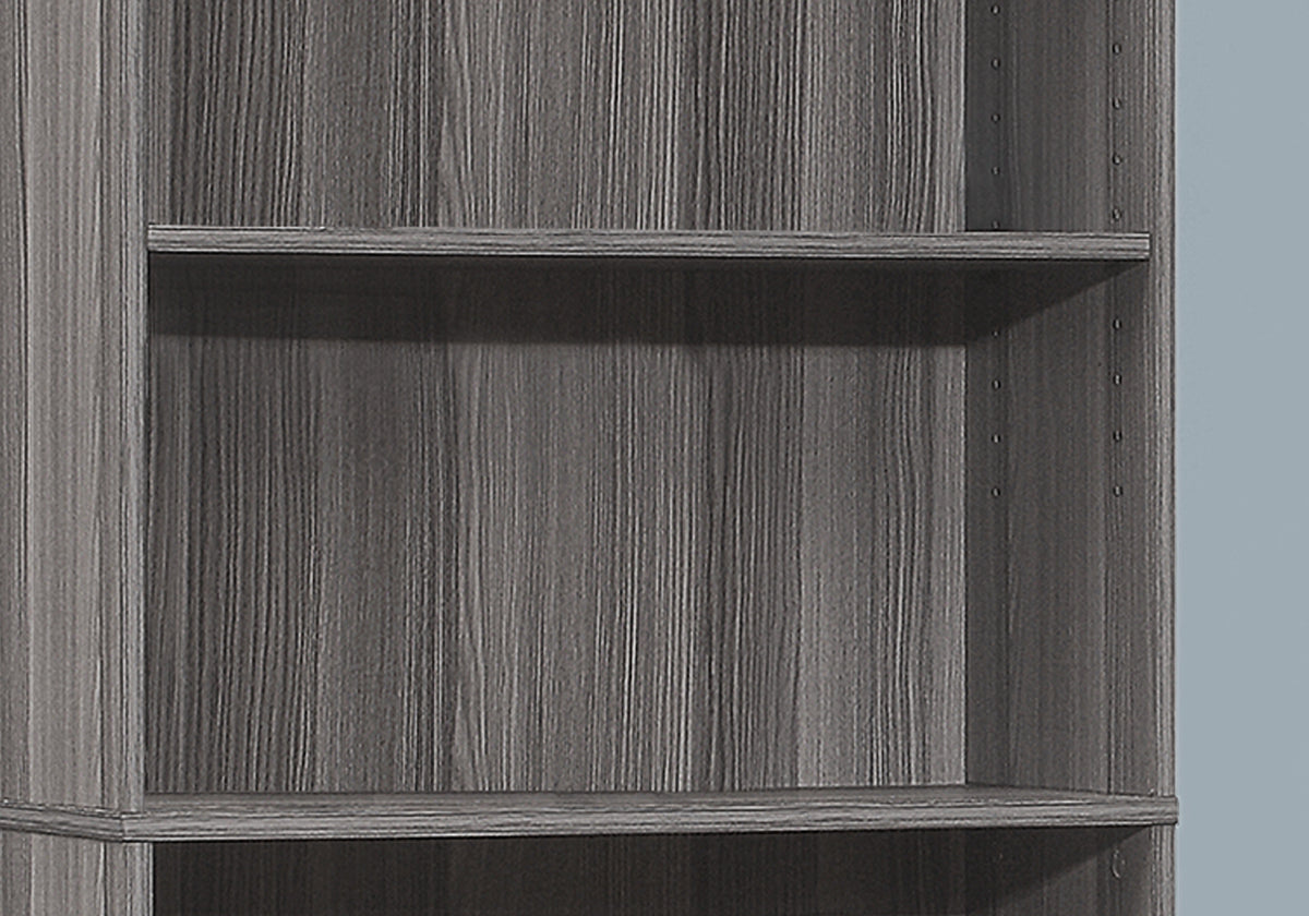 72"H 5-Shelf Bookcase, Espresso-Computer Desks-DECOROLALA