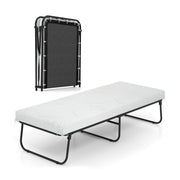 75 x 31 Inch Folding Bed with Mattress Cot Size with Memory Foam-Folding Beds-DECOROLALA