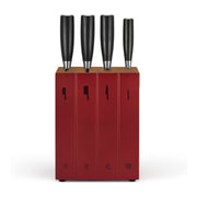 ZWILLING Dragon 5 Piece Knife Block Set, Nature-DECOROLALA