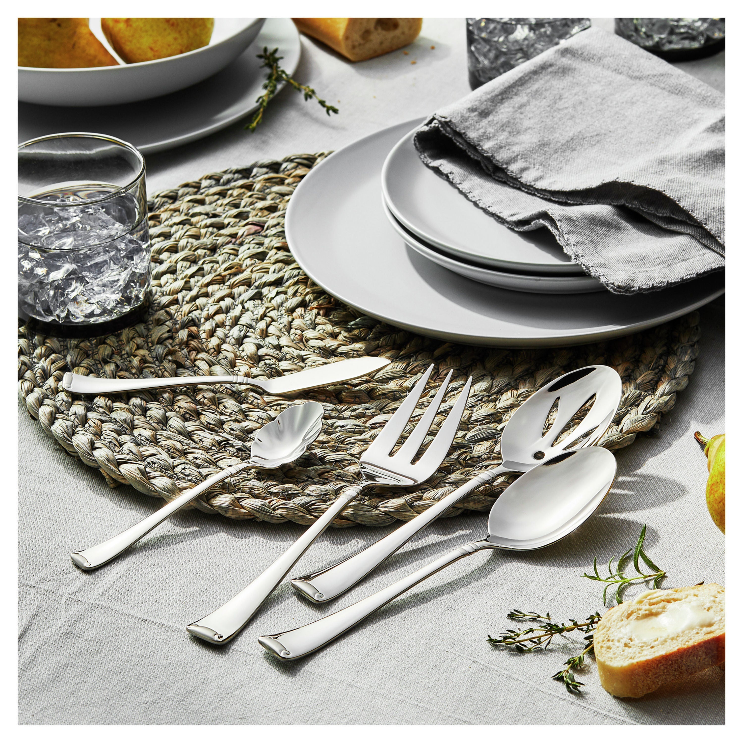 ZWILLING Angelico 45 Piece Flatware Set Matted/Polished-n/a-DECOROLALA