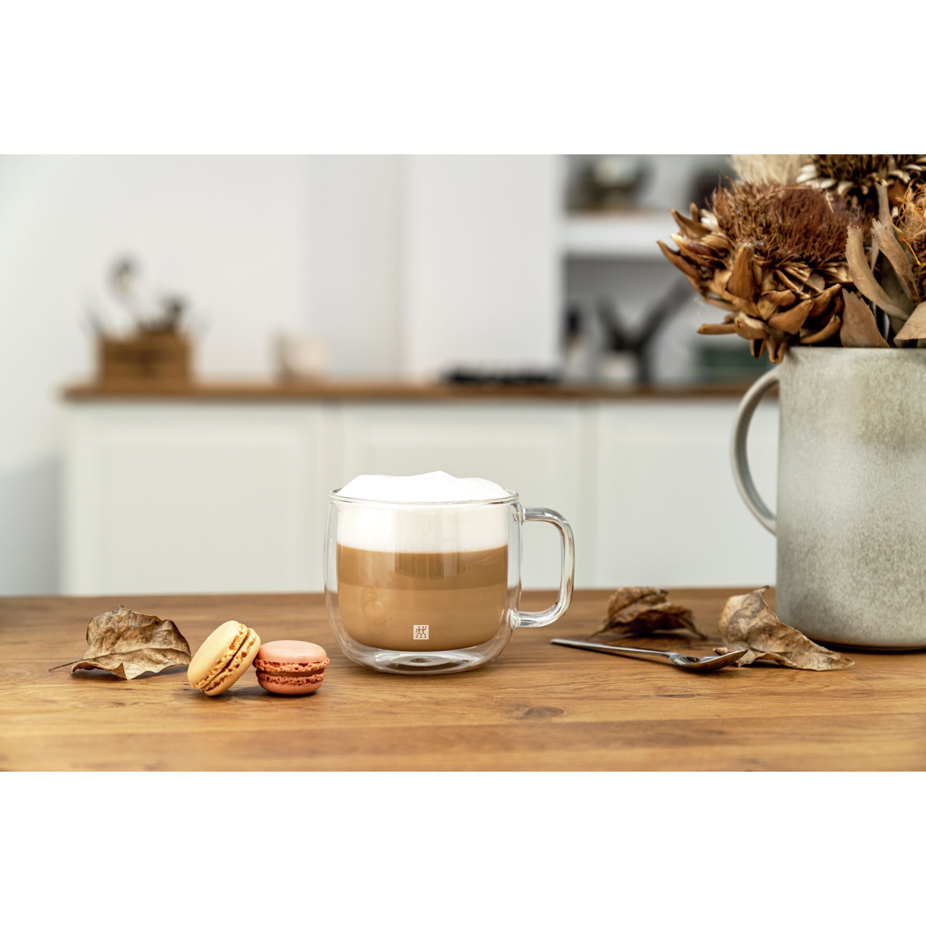 ZWILLING Sorrento Plus 2 Piece Cappuccino Set, Transparent-n/a-DECOROLALA
