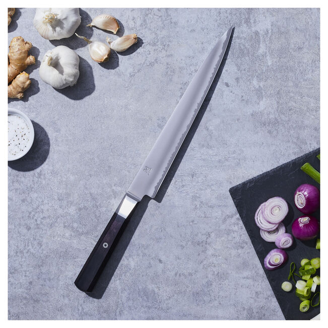 MIYABI 4000 FC 9.5-Inch Sujihiki Knife – Black Handle-2