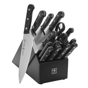 Henckels Solution 16 Piece, Knife Block Set, Black-Knife Blocks-DECOROLALA