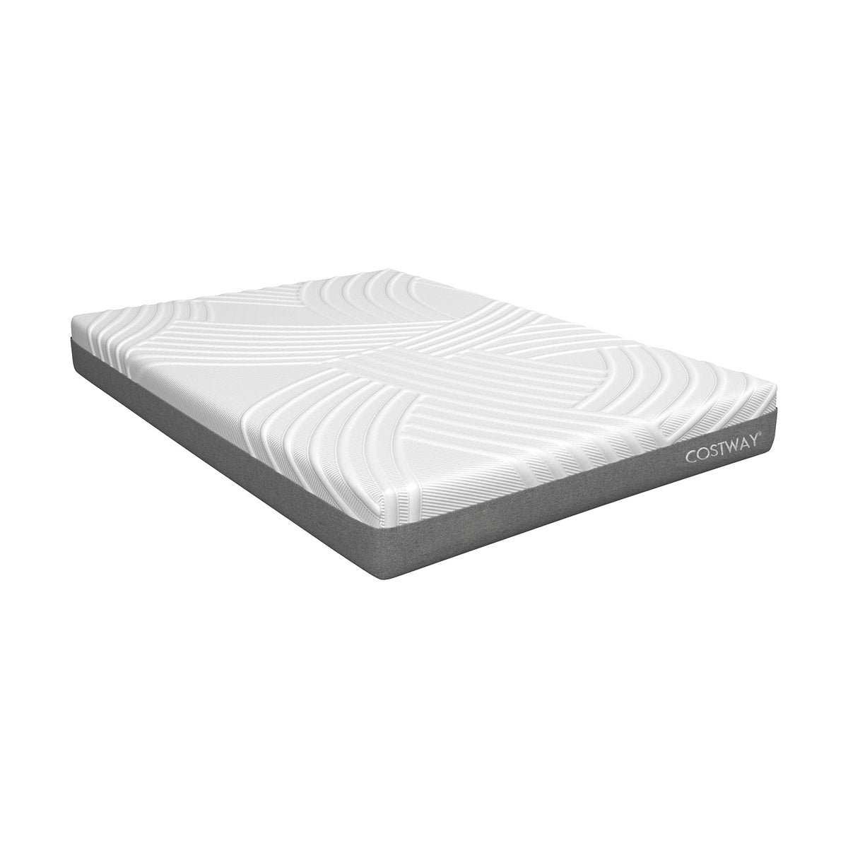 75L x 54W x 8H Memory Foam Mattress with Jacquard Fabric Cover-Full Size-Mattresses-DECOROLALA